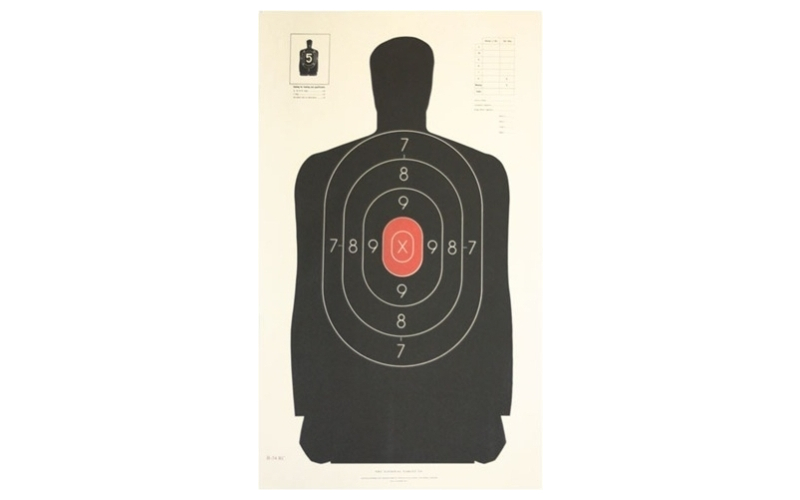 National Target B-34 black targets